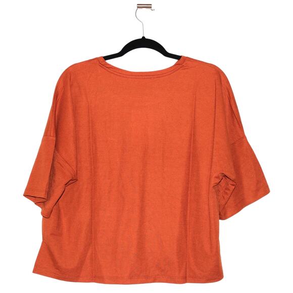 KOTON Orange Terracotta Crop Tshirt XLarge NWT - Picture 5 of 5